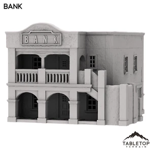 Banco Español - Old Wild Western Rush - Wild West Terrain Wargaming - Imagen 1 de 7