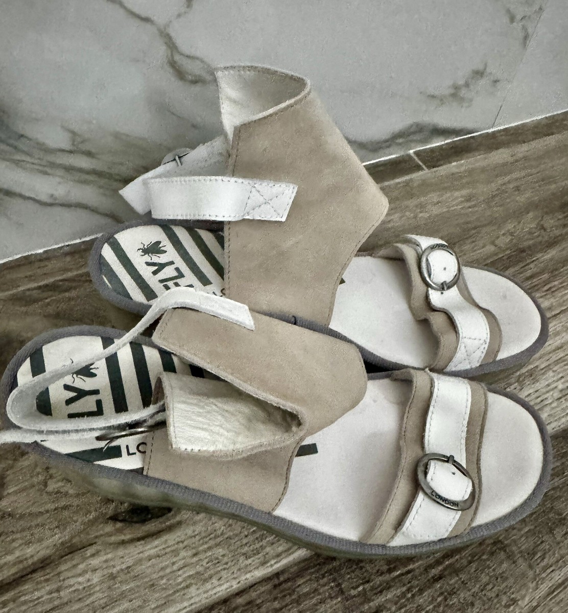 Sandals UK Sandalias Fly London Mujer Estilo Diesel Cuero Sandals Amazon