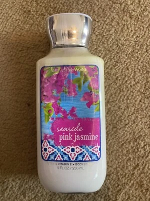 Bath & Body Works SEASIDE PINK JASMINE Body Lotion 8 fl oz 236ml RARE - Image 1 of 2