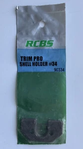 New! RCBS Trim Pro Case Trimmer Shell Holder #34 Model 90334 for Reloading - Picture 1 of 2