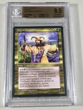 Graded Italian Angus Mackenzie BGS Beckett 9.5 GEM MT Legends MTG Reserved List!