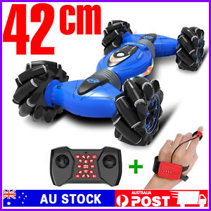 Gesture Sensing Remote Control RC Stunt Car Off Road Double Sided 4WD Flip Toy