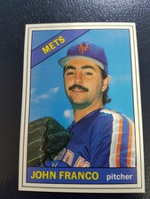 John Franco New York Mets #5 1991 Baseball Cards Magazine Extra Border