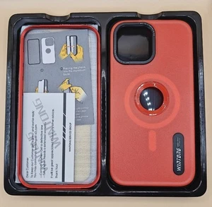 Funda protectora de cuerpo completo a prueba de golpes MagSafe para iPhone 13 Pro Max con parachoques-rojo - Imagen 1 de 3