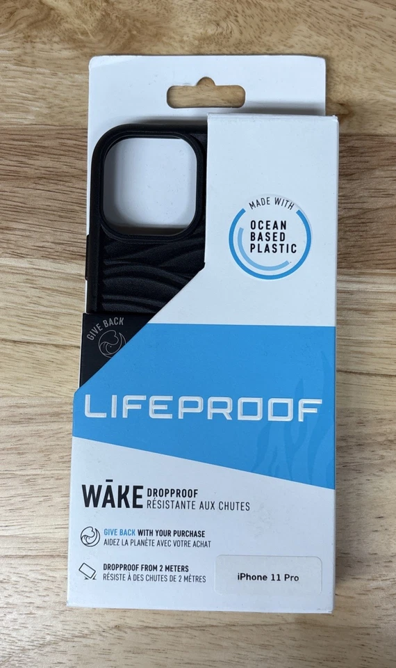 Funda de teléfono LifeProof Wake Series para Apple iPhone 11 Pro, negra, totalmente nueva Foto 1 de 1