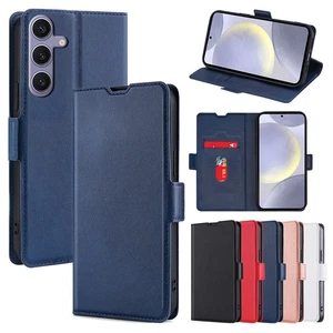 For Samsung Galaxy S8 S9 S10 S20 Plus S10Lite Shockproof Flip Leather Phone Case - Picture 1 of 17