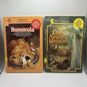 Bunnicula by Deborah & James Howe - Avon Camelot 2 Book Set - Foto 1 di 12