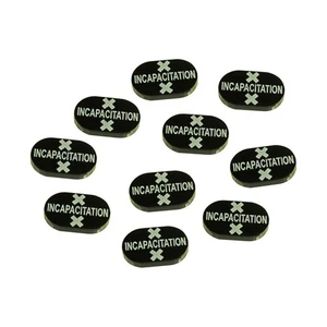 Litko Savage World Gettoni Gettoni per Incapacità - Nero Nuovo - Foto 1 di 1