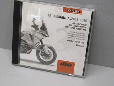 2013-2016 KTM 1050 1190 ADVENTURE R 1290 SUPER  ADVENTURE REPAIR MANUAL DVD - Image 1 of 2