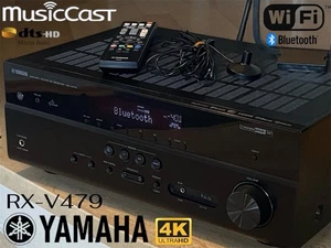 YAMAHA RX-V479 Network 5.1 Receiver MusicCast WiFi AirPlay Spotify 4K UHD 3D ARC - Bild 1 von 19