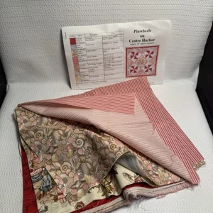 Connection Threads Pinwheels on Centre Harbor Quilting Cotton Fabric Kit 18"x18" - Picture 1 of 8