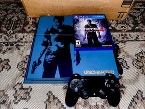 Sony PlayStation 4 Uncharted Edition Console W/ Cords & Controller & Video Game - Picture 1 of 4