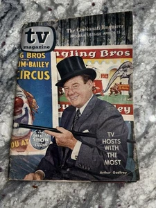 RARE TV Magazine The Cincinnati Enquirer April 9-15, 1961 Arthur Godfrey - Picture 1 of 10