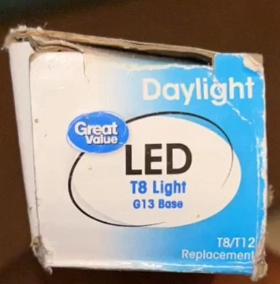 Great Value LED Light Bulb T8 Light (15W Equivalent) - Image 1 of 2
