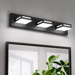 LED Modern Bathroom Vanity Light Fixtures (3-Light, 24-Inch), Acrylic Matte B... - Picture 1 of 7