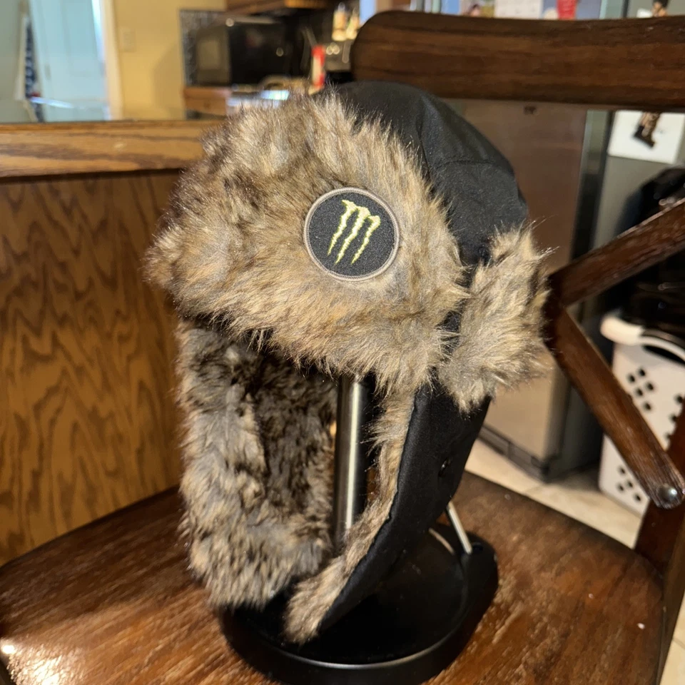Monster Energy Ski Hat Winter Snow Hat Lined- RARE- Price Reduced! - Image 1 of 4