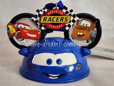 Disney Parks Car Racers Radiator Springs Light -Up Ears Hat Ornament NWT - Image 1 of 3