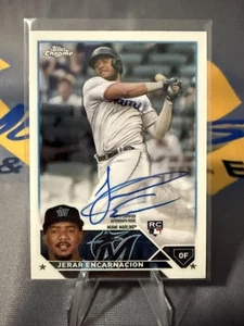 2023 Topps Chrome #RA-JE Jerar Encarnacion Rookie Autographs - Picture 1 of 2
