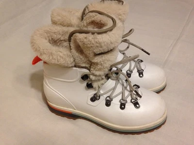 BOTA DE LLUVIA MICHAEL MICHAEL KORS LANIS PVC Y PIEL SINTÉTICA - BLANCA - TALLA 6 Foto 1 de 4