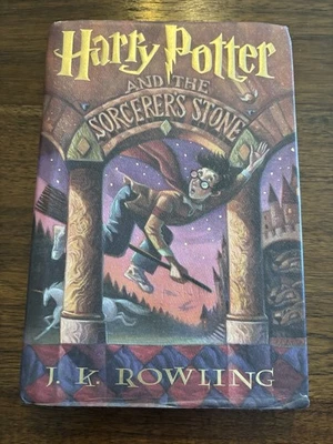 Harry Potter And The Sorcerer’s Stone JK Rowling 1st Ed 3rd Printing 1998 HCDJ - Image 1 of 4