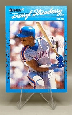 1990 Donruss Best of the NL Baseball #80 Darryl Strawberry 🍓 New York Mets 🍎 - Image 1 of 3