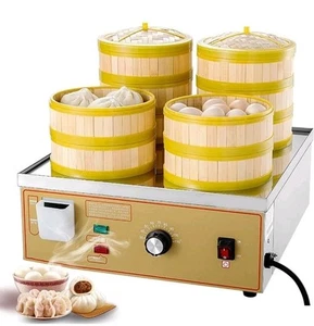 Electric Food Steamer for Cooking, 2/4/6-Hole Electric Steamed Bun Machine, Comm - Picture 1 of 7