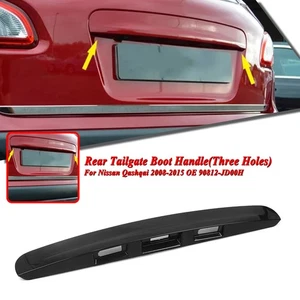 Für Nissan Qashqai 2008-15 3 Löcher Hinterer Kennzeichenhalter Heckklappengriff - Bild 1 von 13