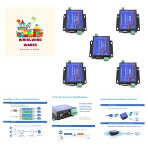 Compact Ethernet Device Server for RS232/RS485 - Wide Temp Range & Easy Setup - Picture 1 of 11