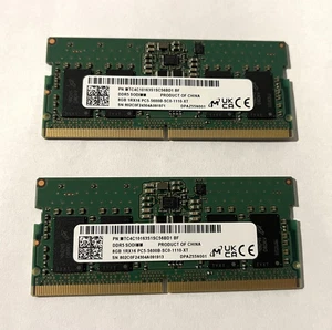 16GB DDR5 RAM Kit (2 x 8GB) 5600MHz Laptop SODIMM | MTC4C10163S1SC56BD1 - Picture 1 of 1