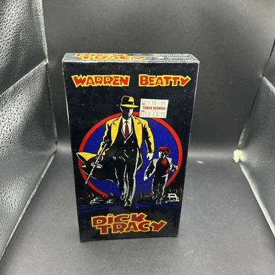 Dick Tracy VHS Tape Sealed New 1990 Touchstone Warren Beatty - Image 1 of 4