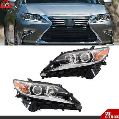 Headlight For Lexus ES350 ES300H 2016 2017 2018 Halogen LED DRL Left+Right Side Foto 1 de 4