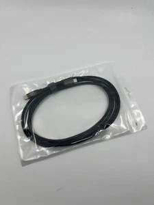 6ft USB-C to USB-C Male Cable, Braided, PD 100W 5A, Fast Charging, Durable - Photo 1 sur 4