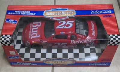Ertl American Muscle NASCAR Budweiser Monte Carlo #25 Ken Schrader NIB 1:18 - Image 1 of 4