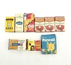 German BOXED FOOD 2" Groceries Lot 9 Vintage Dollhouse Miniature Food Toy Oetker