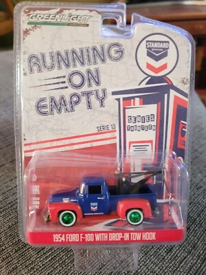 Greenlight "Green Machine" 1954 Ford F-100 Tow Truck Chase Greenie 1/64 - Image 1 of 4