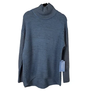 Simply Vera Vera Wang Damen Pullover mit Trichterkragen Blaustein Medium - Bild 1 von 10