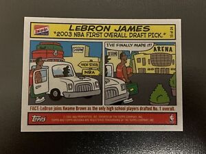 LeBron James 2003-04 Topps Bazooka Comics #15 MINT Rookie Card ~ Rare Insert RC