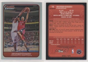 2006-07 Bowman Draft Picks & Stars Chrome Refractor /249 Chris Bosh #15 HOF