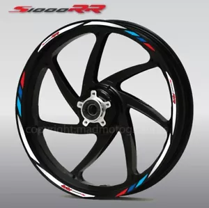 S1000 RR decalcomanie ruota moto adesivi cerchio per BMW S1000RR strisce laminate - Foto 1 di 3
