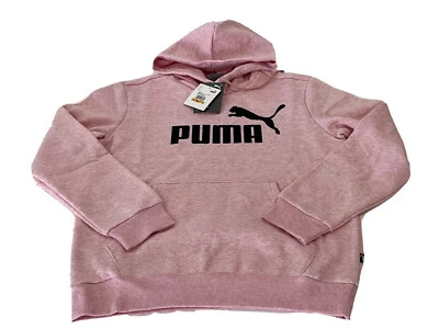 Puma Essential Pullover Hoodie Front Pocket Soft Pink Size Small - Image 1 of 4
