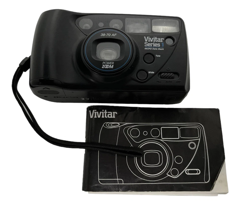 Vivitar Serie 1 460PZ Vintage 35mm Zoom Potencia Enfoque Automático Cámara FUNDA Instrucciones Foto 1 de 4