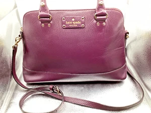 Kate Spade New York Wellesley Rachelle Satchel Mauve Color Crossbody - Picture 1 of 5