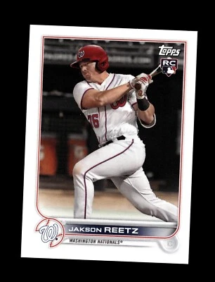 2022 Topps Mini #61 Jakson Reetz Washington Nationals RC Rookie - Image 1 of 2