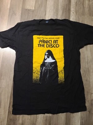 Camisa Panic At The Disco For The Wicked Tour Local Crew 2018 Verano Rara TALLA L Foto 1 de 4