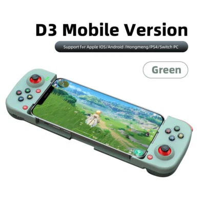 Wireless Bluetooth Type-C Gaming Controller Joystick Gamepad For PS4 IOS Android - Image 1 of 4