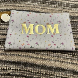 Eccolo Deluxe Bolsa “Mamá” Flor Bolsa, Cremallera Borla Dorada Nueva Con Etiquetas - Imagen 1 de 4