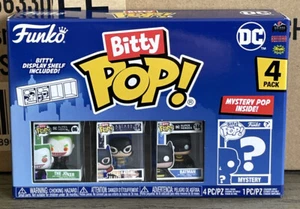 Funko Bitty Pop! The Joker Batgirl Batman 4 pack w/ Mystery Pop SEALED NEW - Picture 1 of 2