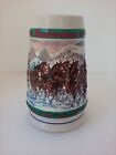 Budweiser Holiday Beer Stein Clydesdale Special Delivery 1993 Ceramarte CS-192 for sale