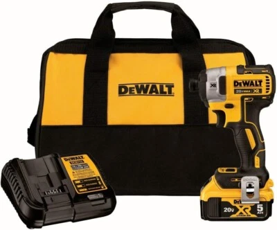 DEWALT DCF887P1  20V MAX XR  1/4" Cordless 3-Speed Impact Driver Kit MADE IN USA - Image 1 of 2