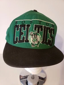 Boston Celtics NBA New Era Snapback Gorra Gorra Madera Dura Clásicos Verde y Negro - Imagen 1 de 16